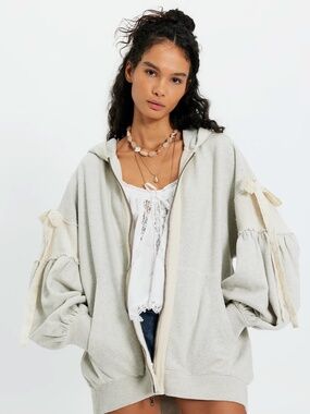 Free People Bow Girl Sweatshirt